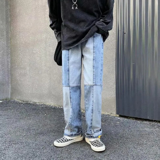Double Patch Jeans - Streetwear Boulevard